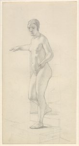 Seisova naismalli tekijältä Christoffer Wilhelm Eckersberg