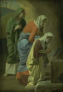 Kolme Mariaa Kristuksen haudalla. Opiskelu tekijältä Christoffer Wilhelm Eckersberg