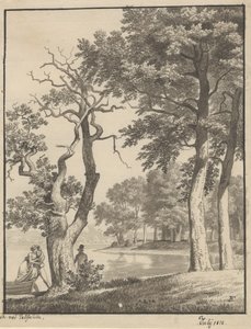 Valsøelillen saari heinäkuussa 1810 tekijältä Christoffer Wilhelm Eckersberg
