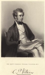 Kuningas Charles Pelham Villiers, M P (kaiverrus) tekijältä C. A. du Val and Co.