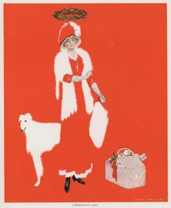 Coles Phillipsin tyttö, nykypäivän pyhimys (värilitografia) tekijältä C. Coles Phillips