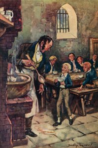 Kuvitus Oliver Twistille, Charles Dickens (värilitho)