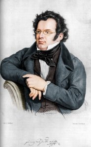 Franz Peter Schubert 1797-1828, itävaltalainen säveltäjä tekijältä C Helfert