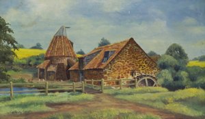Preston Mill, North Berwick, 1947 tekijältä C. Hersley Gilbert