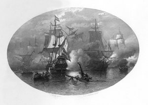 Sole Bayn meritaistelu, 1672, c1870