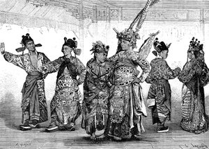 Kiinalaiset tragedianäyttelijät, 1800-luku