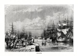 Le Havre, Normandia, Pohjois-Ranska, 1879