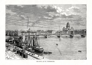 Neva-joki, Pietari, 1879