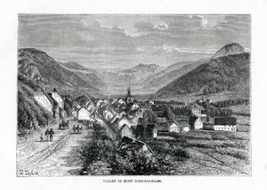 Mont-Dore-les-Bainsin laakso, Ranska, 1800-luku