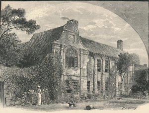 "Slyfield House: The Garden Front", Surrey, 1886 tekijältä C Murray