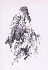 Piika ja kotka, The Child of the Air -pub.by Duckworth tekijältä C. Wilhelm
