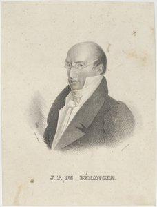 Pierre-Jean de Bérangerin muotokuva 1780-1857. tekijältä Cäcilie Brandt