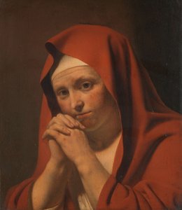 Nainen rukoilee tekijältä Caesar Boëtius van Everdingen (circle of)