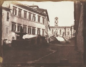 Näkymä Capitol Stairsille, Rooma, 1846.