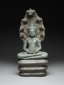 Buddha Muchalinda, 1100-luvun loppu - 1200-luvun alku (kupariseos)
