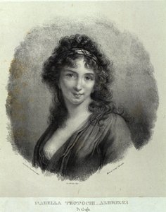 Isabella Teotochi Albrizzin muotokuva (litho)