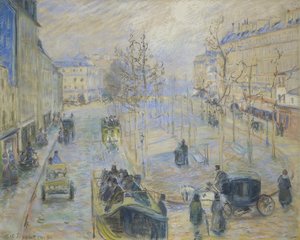 Boulevard Rochechouart, 1880 tekijältä Camille Jacob Pissarro