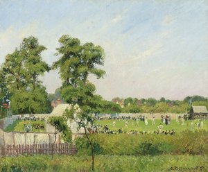 Krikettiottelu Bedford Parkissa Lontoossa, 1897 tekijältä Camille Jacob Pissarro