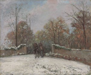 Saapuessamme Marlyn metsään, tekijältä Camille Jacob Pissarro