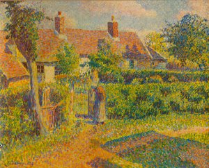 Mökki, 1887, 1935. tekijältä Camille Jacob Pissarro