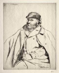 Paul Cezanne, 1874. tekijältä Camille Jacob Pissarro