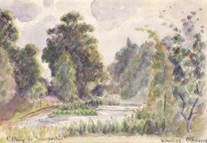 Huonekalut ja erilaiset esineet 1100- ja 1300-luvuilta tekijältä Camille Jacob Pissarro