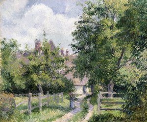 Saint-Martin, lähellä Gisorsia, 1885 tekijältä Camille Jacob Pissarro