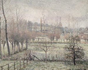 Lumivaikutus Eragnyssä, 1894 tekijältä Camille Jacob Pissarro