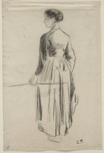 Lehmänpaimentar, Eragny, 1886. tekijältä Camille Jacob Pissarro