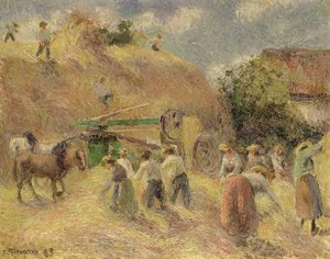 Sato, 1883 tekijältä Camille Jacob Pissarro