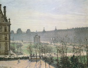 Tuileries, 1899 tekijältä Camille Jacob Pissarro