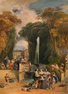 Ranskalaisen linnan puutarha, 1832, 1938