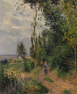 Côte des Grouettes, lähellä Pontoisea, luultavasti 1878. tekijältä Camille Jacob Pissarro