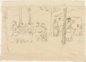 Juhlat Pontoisessa tekijältä Camille Pissarro