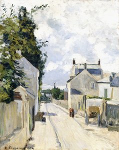 Hermitage Street, Pontoise tekijältä Camille Jacob Pissarro