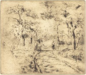 Enneryn kentillä (Dans les champs, a Ennery) tekijältä Camille Pissarro
