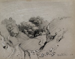 Nanterre, 1860 tekijältä Camille Pissarro
