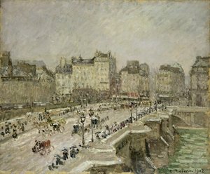 Pont Neuf, Lumivaikutus, 2. sarja tekijältä Camille Pissarro