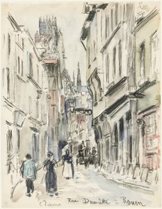 Rue Damiette, Rouen tekijältä Camille Pissarro
