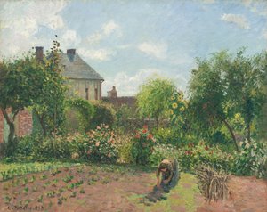 Taiteilijan puutarha Eragnyssa, 1898. tekijältä Camille Pissarro