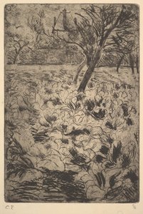 Kaalipelto, n. 1880. tekijältä Camille Jacob Pissarro
