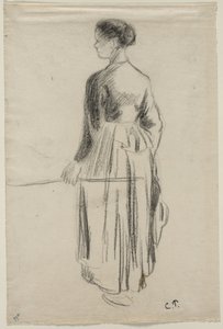 Lehmänhoitaja, Eragny tekijältä Camille Pissarro