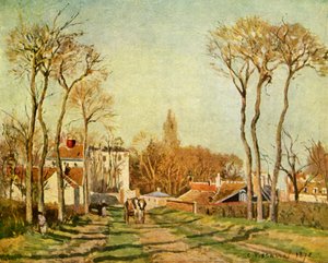 Kylän sisäänkäynti, 1872, 1939. tekijältä Camille Jacob Pissarro