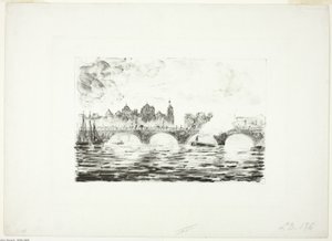 Parlamenttitalo, Lontoo tekijältä Camille Pissarro