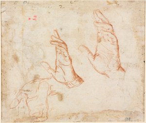 Study of Hands verso, n. 1590. tekijältä Camillo Procaccini