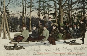 Kelkkailu, High Park, Toronto, Kanada (värillinen kuva) tekijältä Canadian Photographer