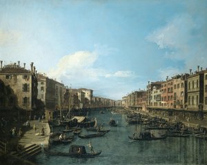 Canaletto - Suuri kanava, 1738-42 tekijältä Canaletto