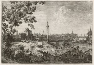 Imaginary View of Padova, n. 17351746. tekijältä Canaletto