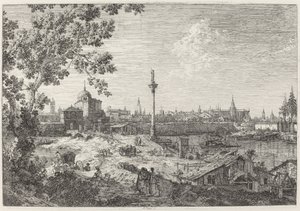 Imaginary View of Padova, n. 17351746. tekijältä Canaletto