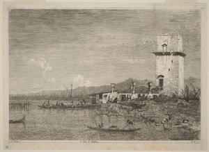 Malgheran torni tekijältä Canaletto